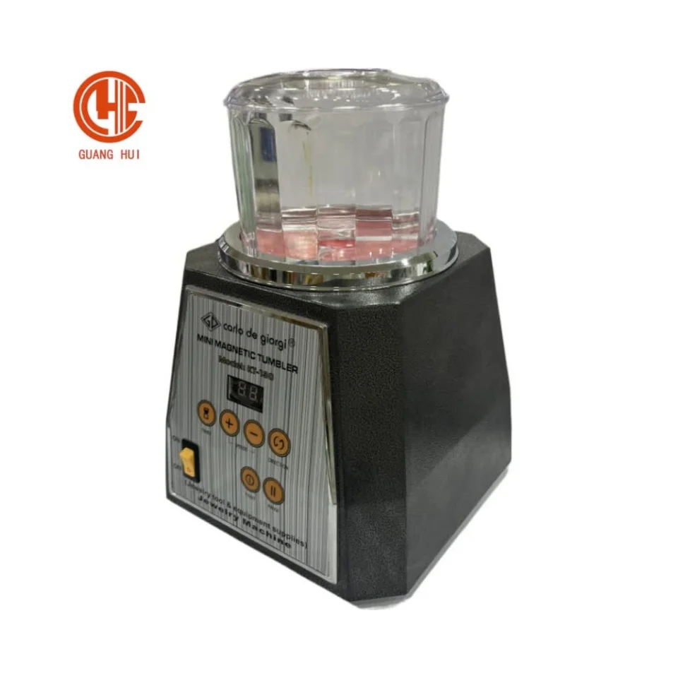220V-110V Jewelry Rotary Finishing Tool 1.5M Digital Display KT-130 Magnetic Polishing Machine