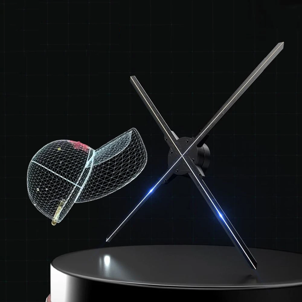 3D Holographic Advertising Machine LED HD Holographic Display Projection Fan Screen