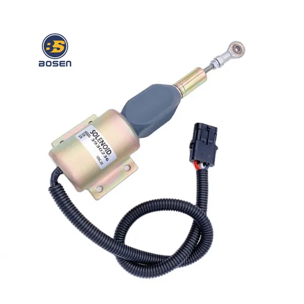 Fuel Pump Shutoff Valve Solenoid 24V 3930236 SA-4348-24 Fuel Shut Off Stop Cut Solenoid Valve for Cummins