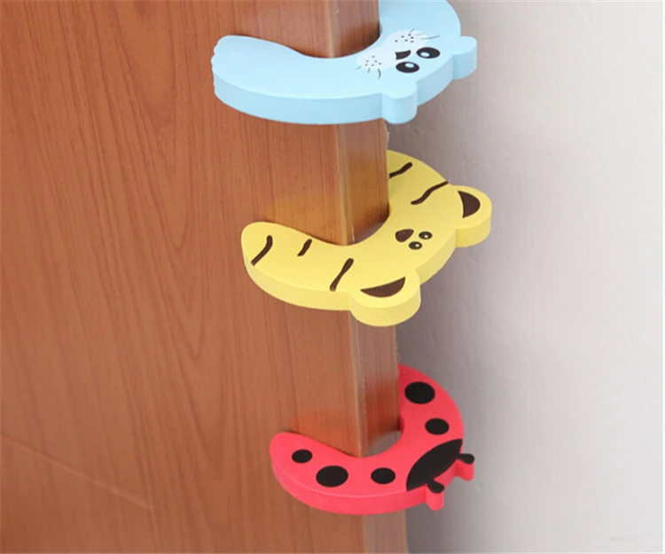 7 Design Child Safety Protection Baby Safety Cute Animal Security Kids Finger Safe Soft Foam Door Stopper