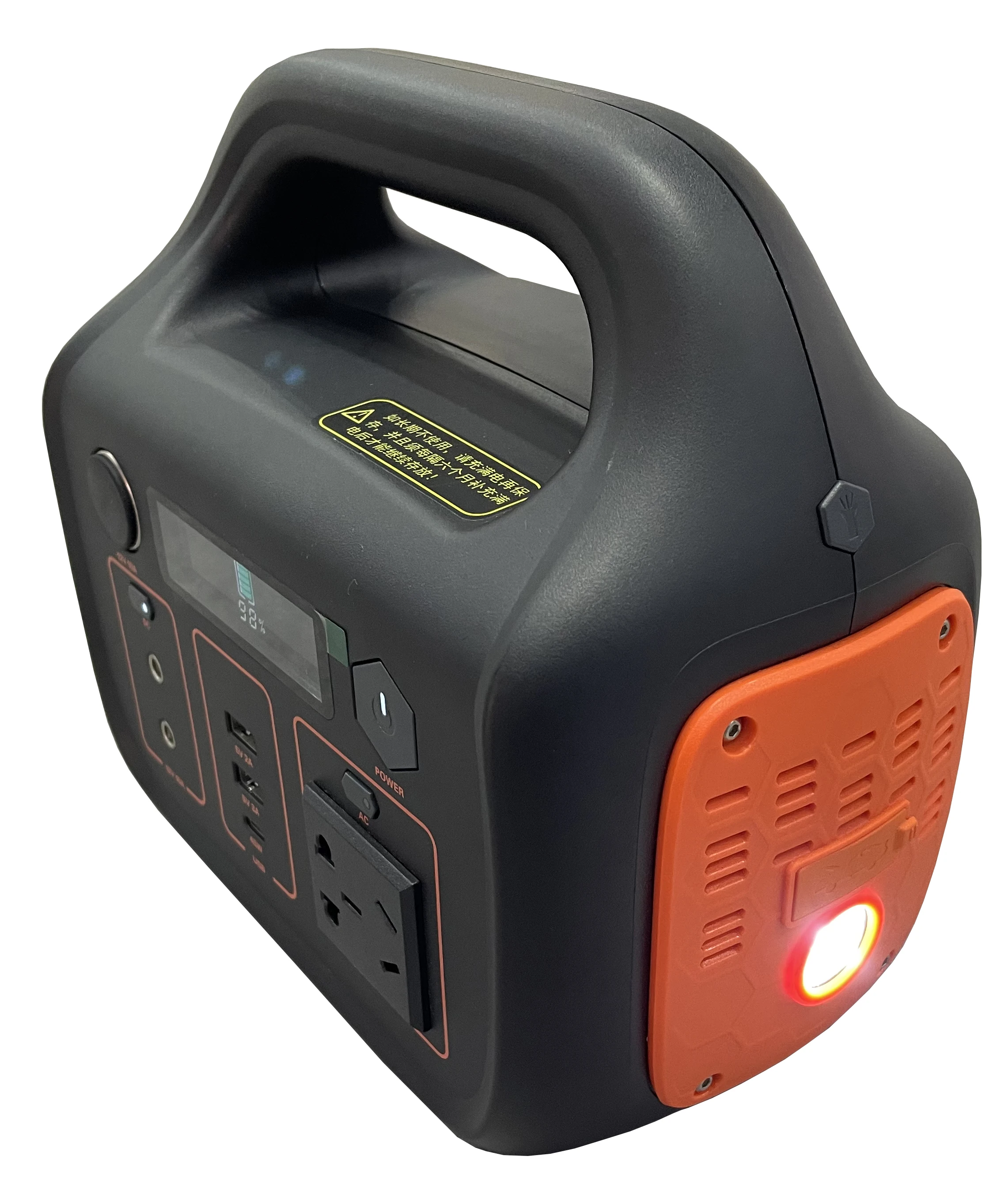 2024 Digital Display Screen Outdoor Portable Mobile Power Supply Lithium Ion Battery