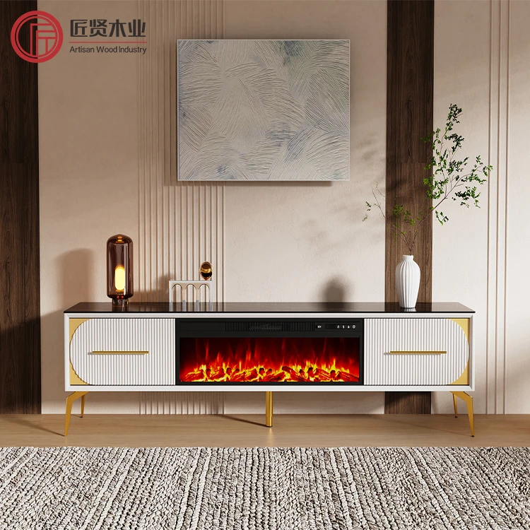 Living Room Furniture Entertainment Center Media Console Nordic Center Tables Tv Stand with Drawers