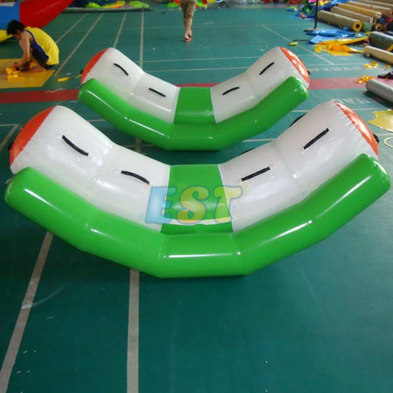 Factory Cheap Summer Sea Inflatable Water Floating Totter Water Seesaw For Lake Sport Game