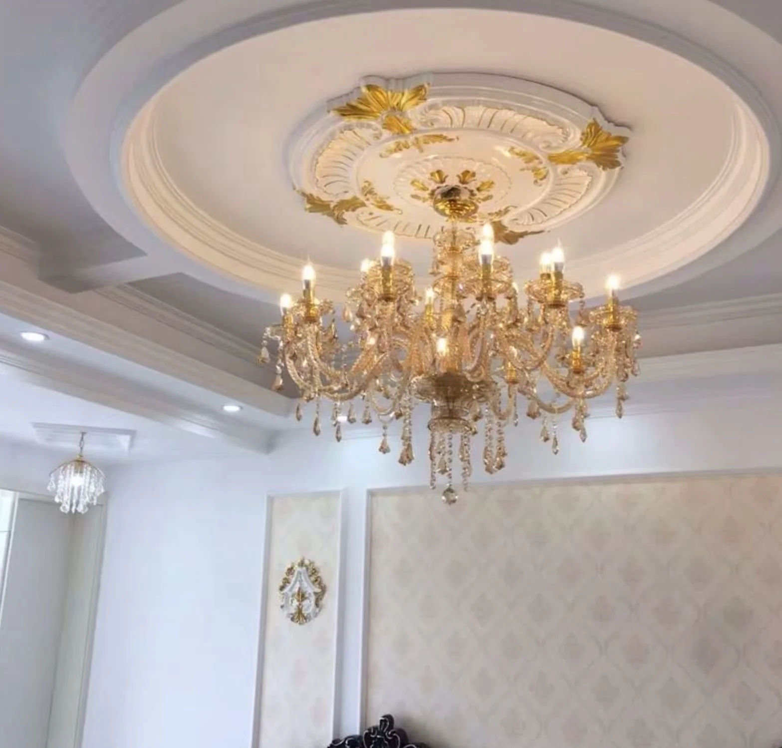 hot sell european style pop easy installation decorative ceiling polyurethane pu ceiling light round decorative ceiling moulding