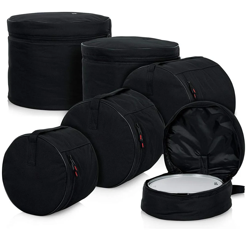Drum Cases Protechtor 5 piece Set Padded Drum Bag