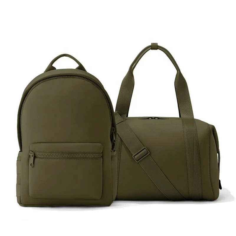 New Arrival Large capacity Travel backpack Set Toiletry bag Gym Waist bag Neoprene Women Backpacks