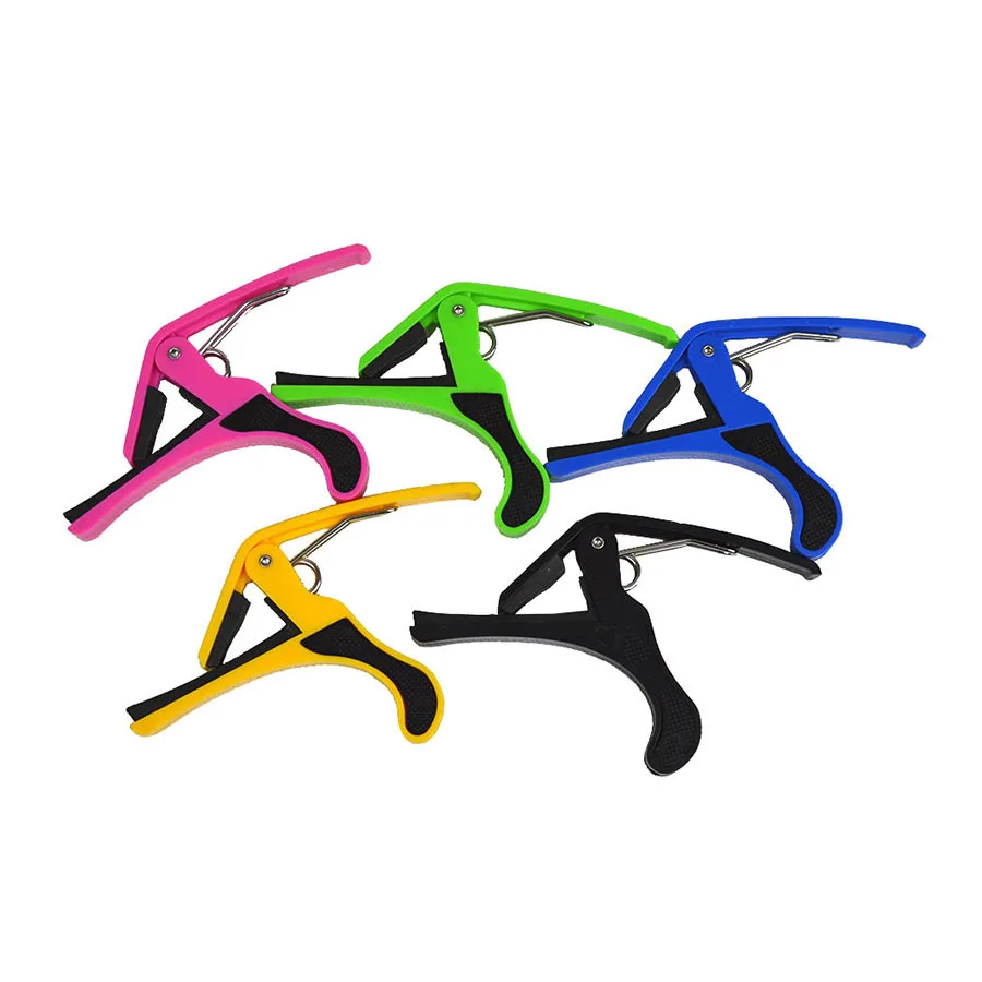 14.5*9cm guitar capo Folk classical Big grip Ukulele Twist clip 5 color ABS material durable music String instrument accessories