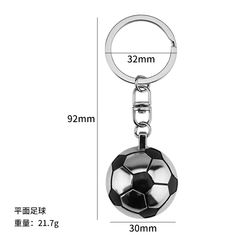 Custom logo Shopping Trolley Tokens Keychain Sport Gifts Souvenirs Metal Trolley Token Coin Keychain Mini Football Token Keyring
