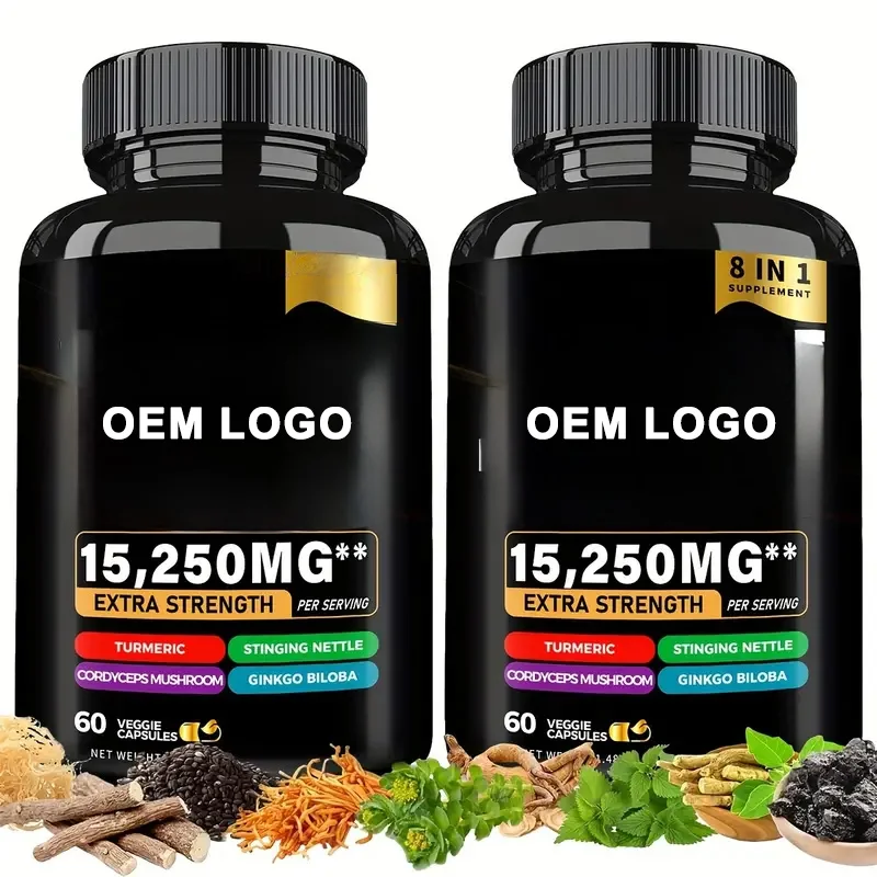 private label All in 1 Supplement Shilajit Fulvic Minerals Ashwagandha Boron Fulvic Acid Gummies For Men