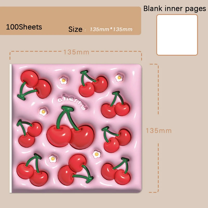 HK Thickened student notebook blank grid notebook