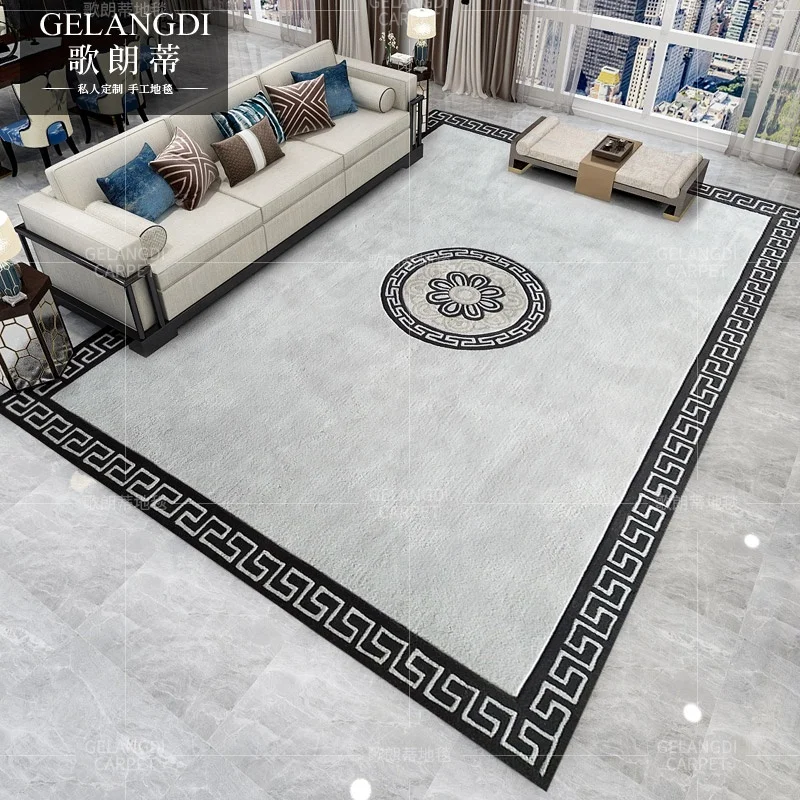 China customized rugs and carpets hand tufted woolen carpets area rugs for living room bedroom