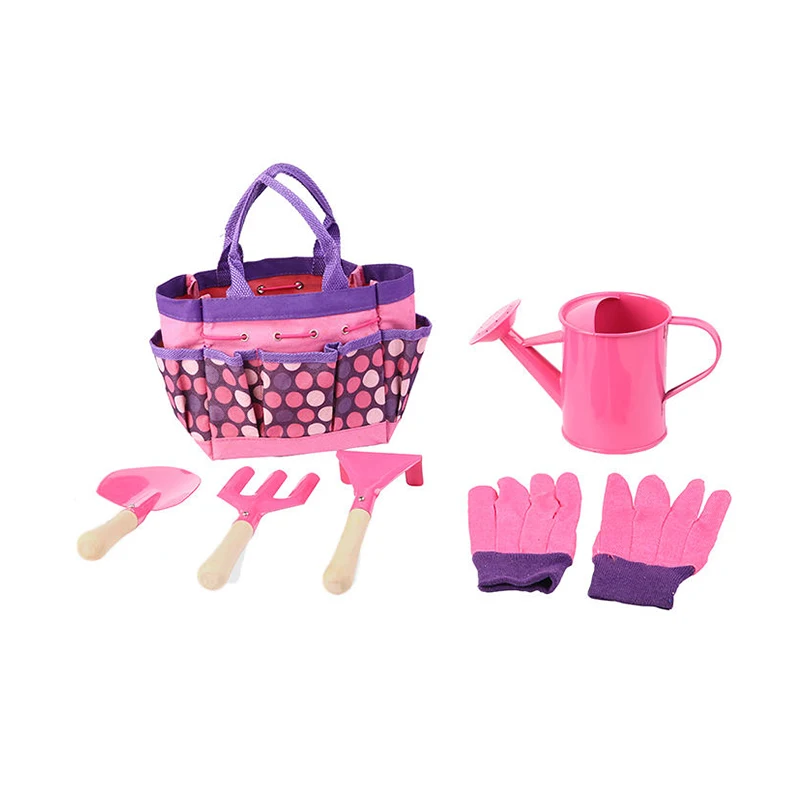 Professional factory Outdoor Gardening Tools shovel fork Watering Can and Tote Bag Gardening Tools for Kids