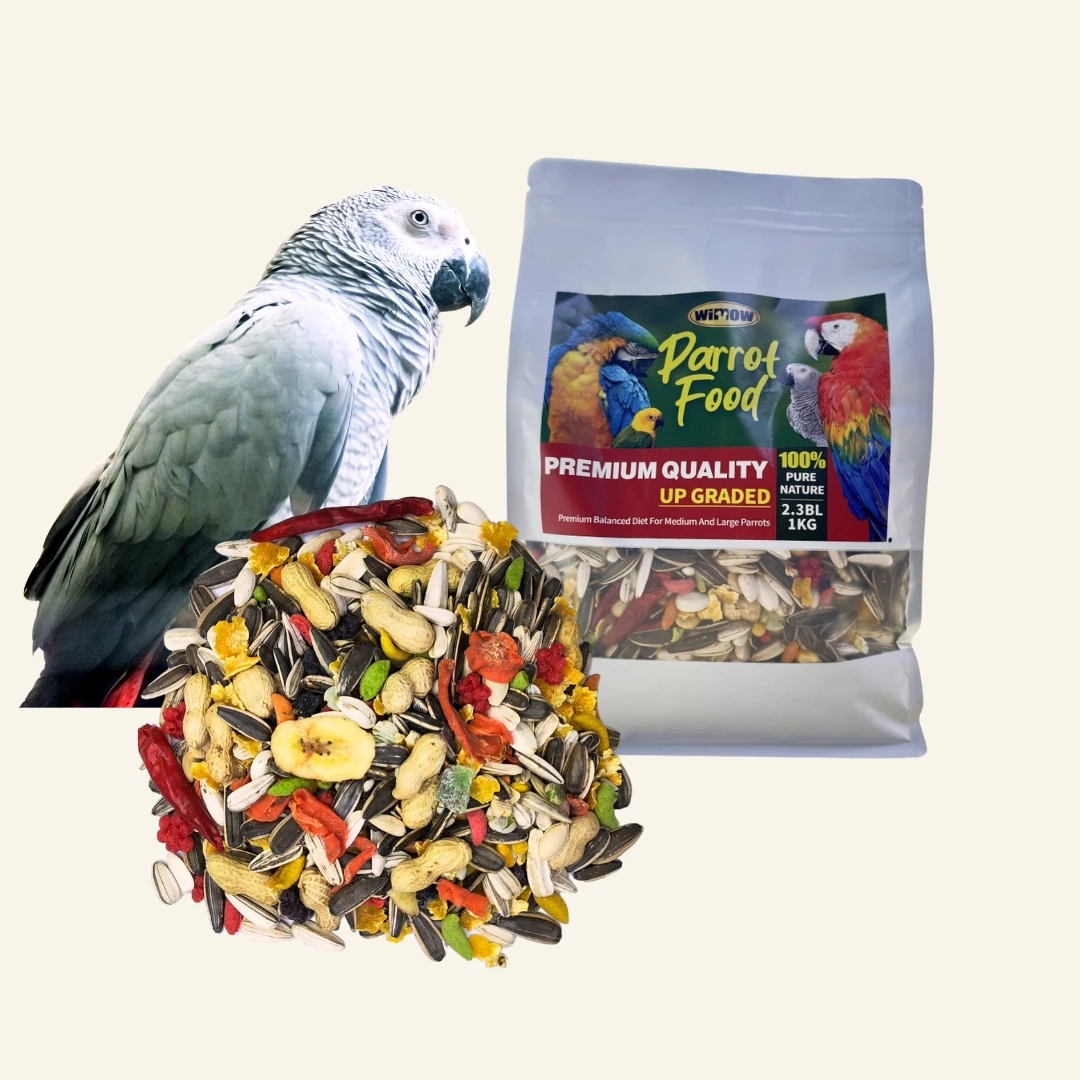 Wholesale small animals treats 2kg 10kg Parrot Seeds Bird Feeds fruit Mixed bird food for parrots