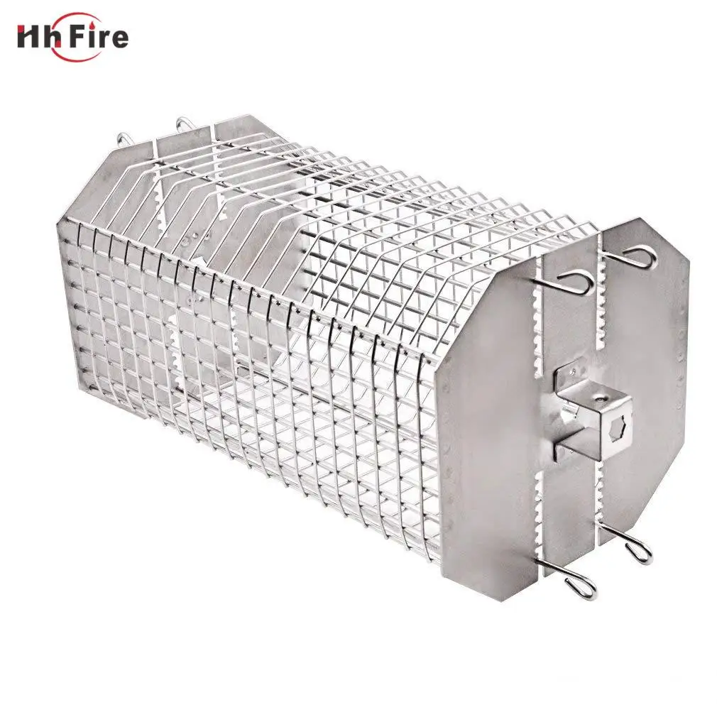 Oven Roaster Rotisserie Grill Basket Stainless Steel Rotisserie Basket Great For Roasting Fish