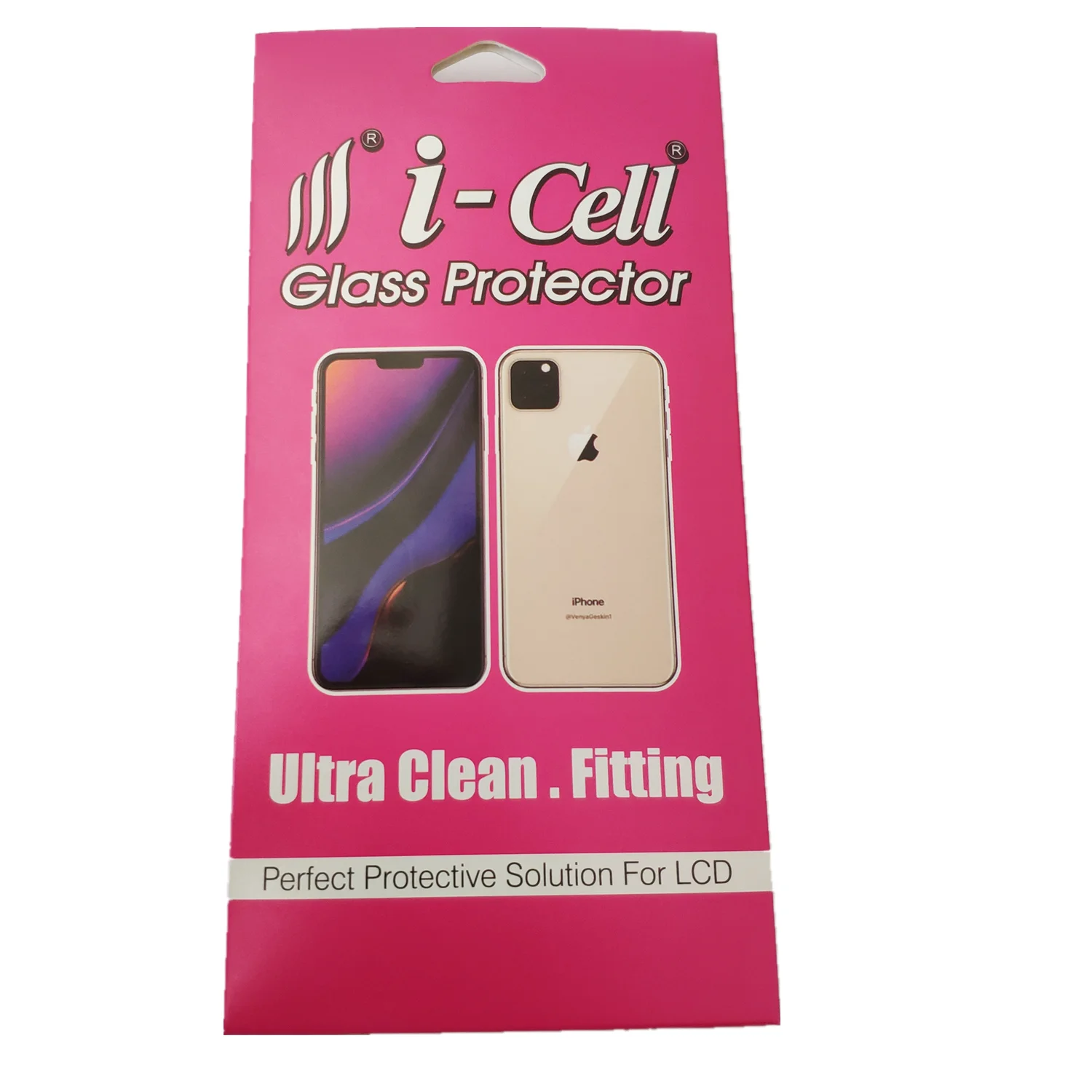 Custom cheap high quality mobile phone cover tempered glass screen protector packaging box