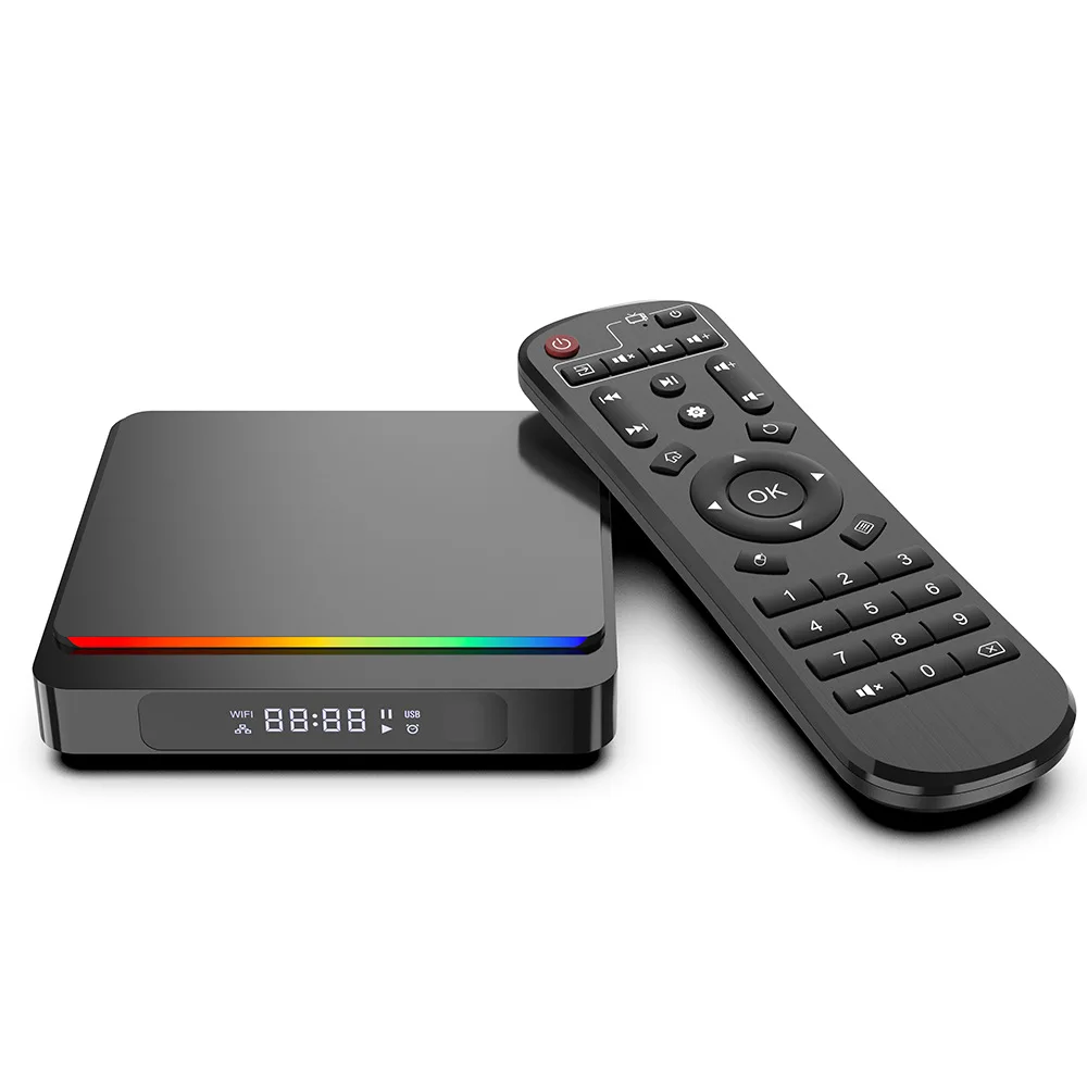 New arrival  Android 10.0  4 GB 32gb amlogic s905x4 Wifi 2.4G/5G 4K HD  X4 pro tv box