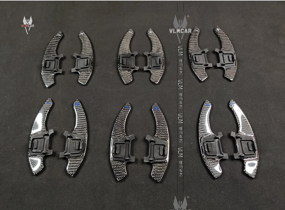 Carbon Fiber DSG Steering Wheel Paddle Extension Shifter Switch Shift for VW Golf GTI R Scirocco R20 R36 CC