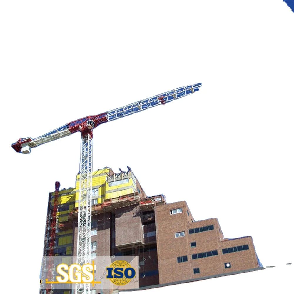 High quality Competitive Price 8 tons 6010 topless tower crane QYZ80B with CE certificate