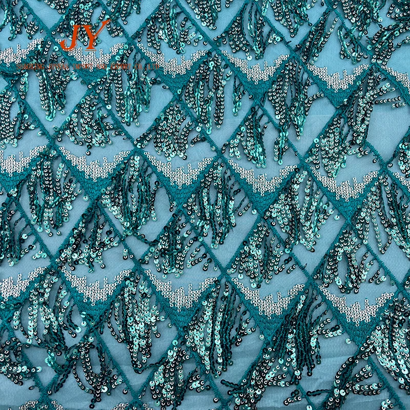
Customized design 5mm 3mm 7mm in three colors sequins fabric wholesale sequin lace fabrics 
