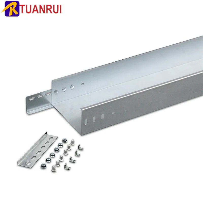 Galvanized steel cable tray Perforated cable ladder mesh cable tray