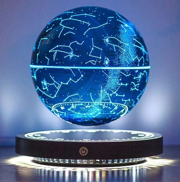 Magnetic Levitating Starry Sky Lamp Floating Table Lamp Creative Gift LED Decorative Table Lamp Magnetic levitation star ball