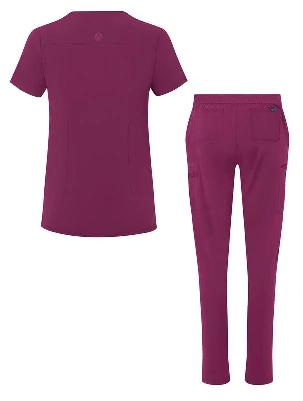 
Custom ADAR Scrub Suits Hospital Uniformes Medico Spandex Stretch Breathable Women Sets Jogger Medical Nursing Scrubs Uniforms 3 