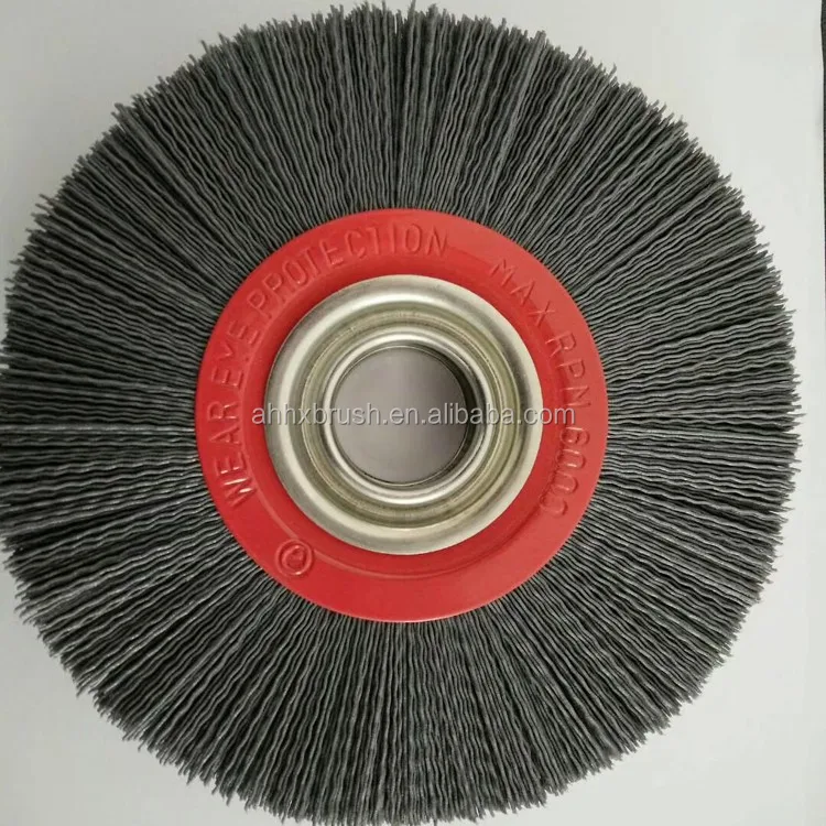 Professional Crimped Wire Circular Wheel Brush Rotary Sweeper Brushes Grinding Machine Filament Cup Sanding Brush