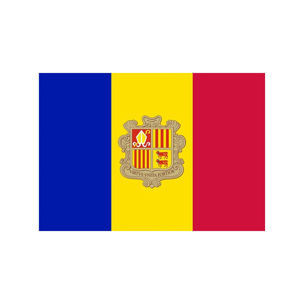 Custom Wholesale 100% Polyester 3x5ft Flag Country Blue Yellow Red Flag