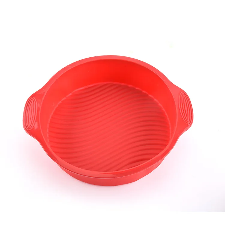 160g Round Silicone 9-inch Cake Mold Pies Making Pans Diy Baking And Pastry Tools