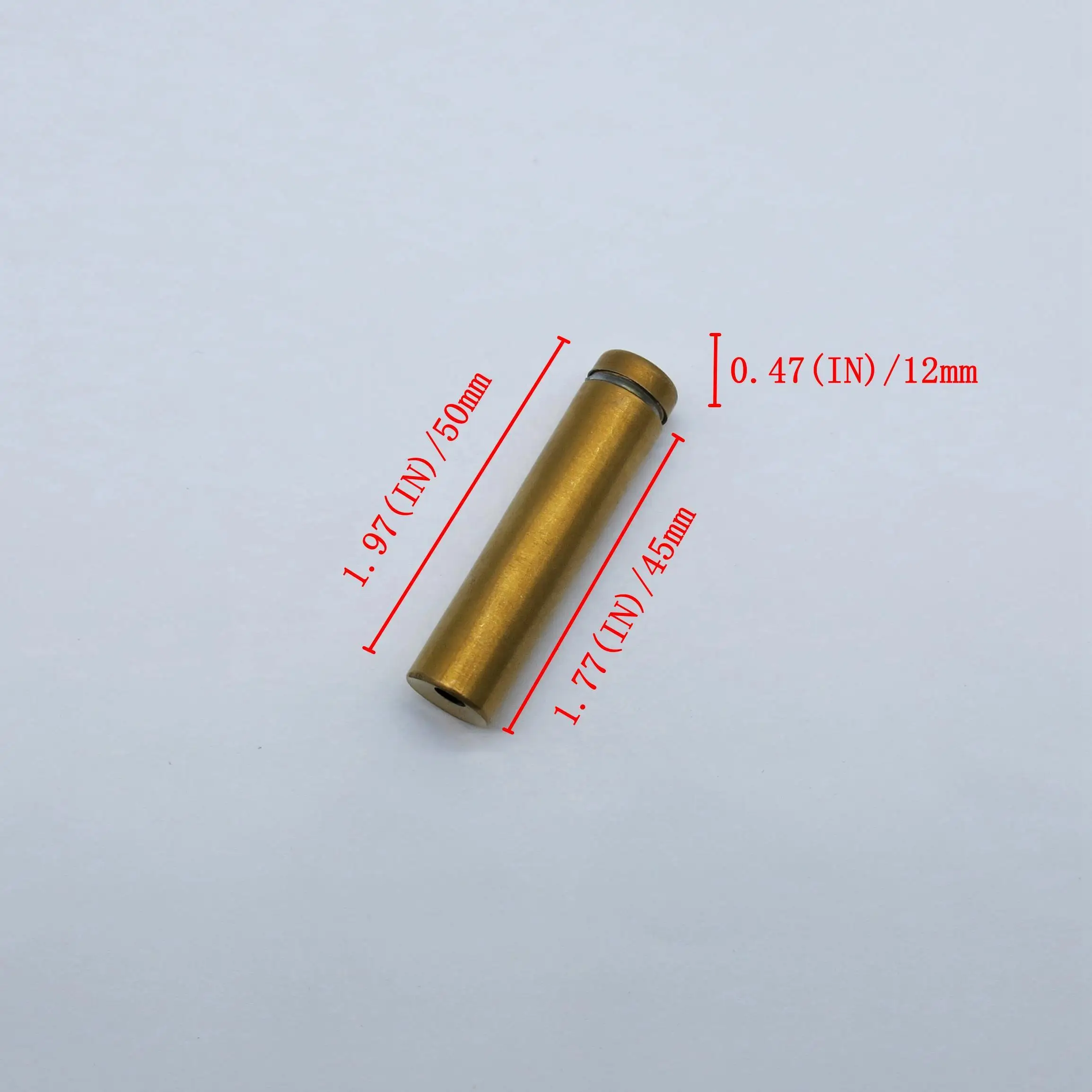 12x50mm Hollow Stainless Steel Fastener Advertising Sign Fixing Screws Nails Wall Mount Glass Spacer Standoff