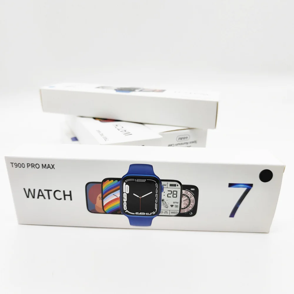2022 New Coming Full Touch Iwo 7 Smart Watch T900 Pro Max Fitness Tracker Men Iwo7 Smartwatch T900pro Max