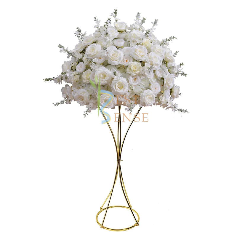 Flower Ball Artificial Silk Cloth For wedding table centerpiece  exhibition Hall decoration