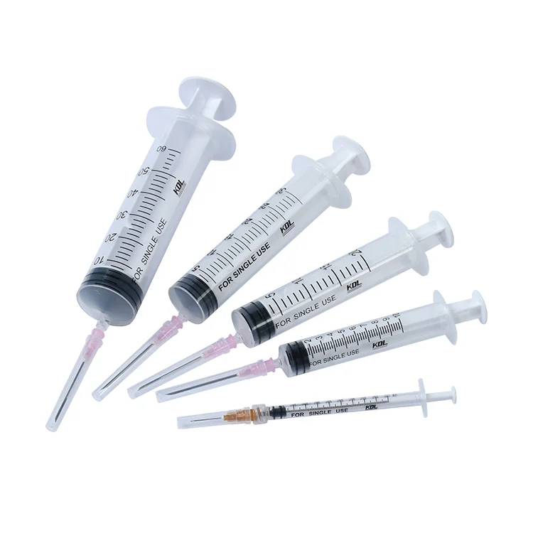 Fashionable Custom Wholesale High Quality Disposable Making Machine 1ml Syringe With Needle