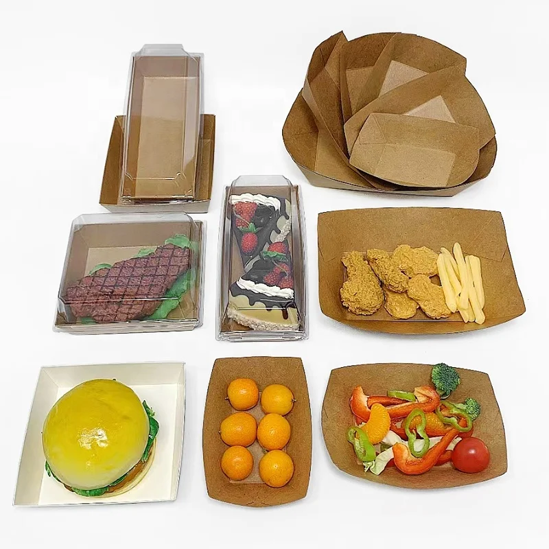Take out custom printed disposable takeaway chinese noodle kebab doner meal pail food packaging box paper boxes with handle lid