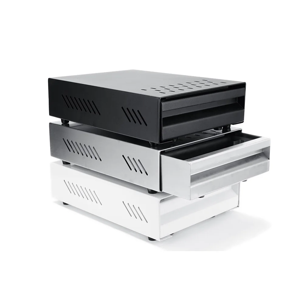 Stainless steel drawer knockout box coffee grounds waste bin residue bucket container coffee grind knock box