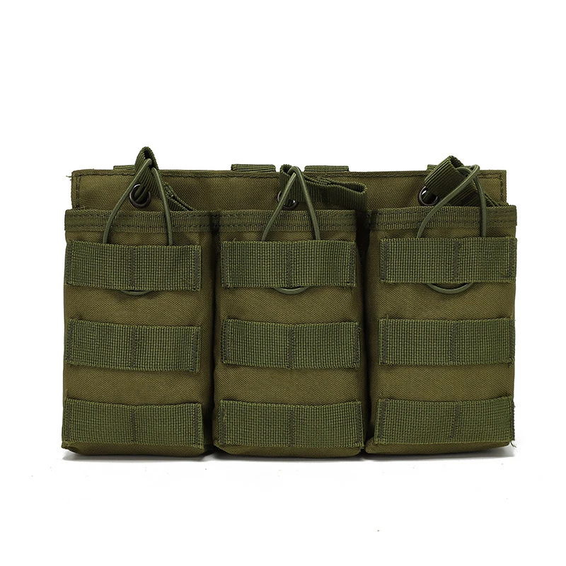 Factory custom Outdoor Tactical MOLLE Magazine Bag Adjustable Camouflage Battery pendant Bag Field durable walkie-talkie bag