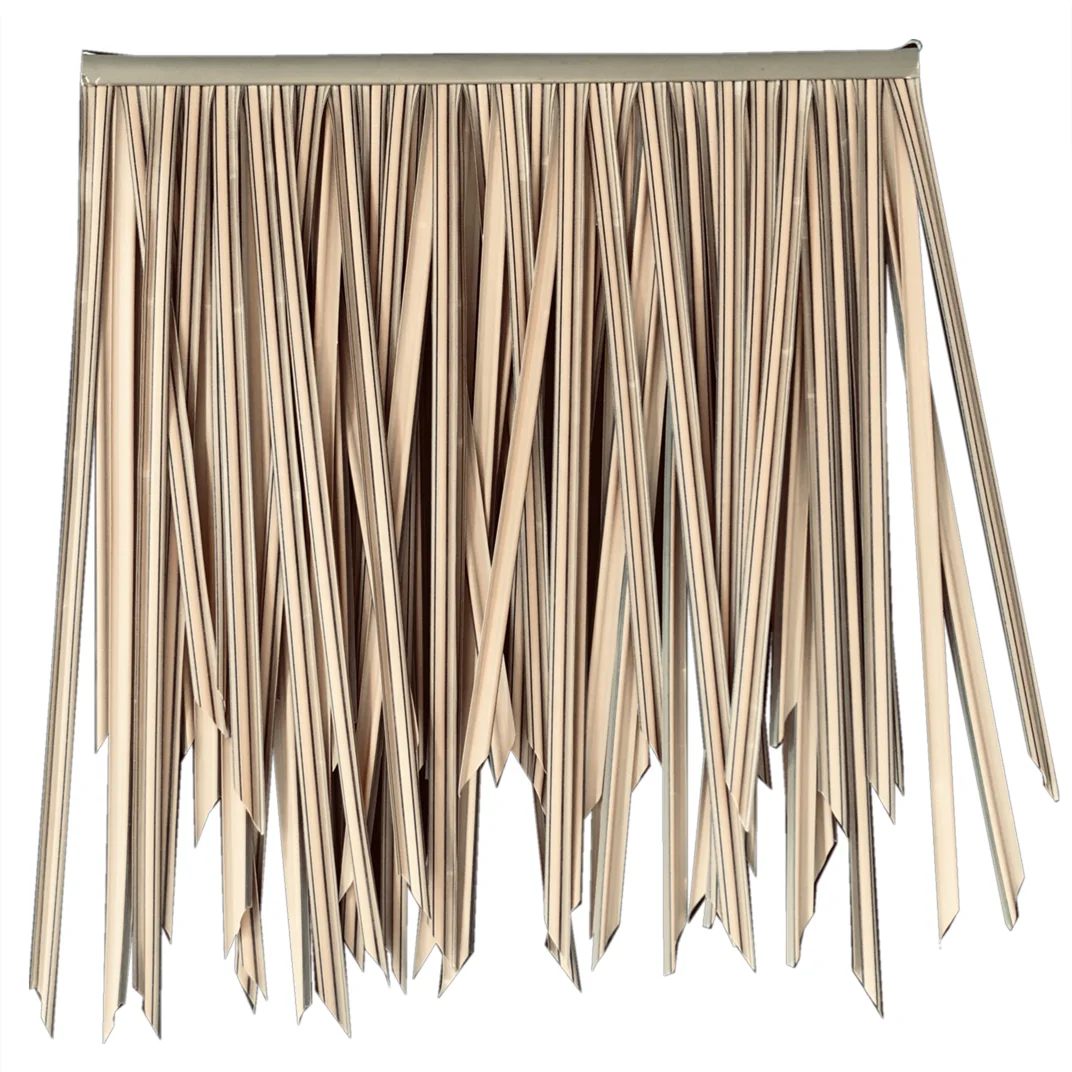 tiki bar plastic artificial straw thatch roof
