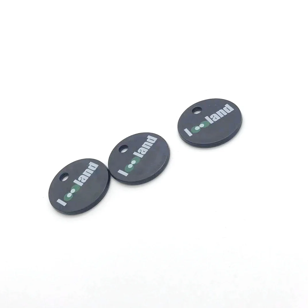 New Arrival Plastic Ocean Red Custom Festival Embossed Drink Token Coin