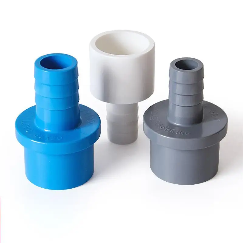 OD 20/25mm - 5/8/10/12/14/16/19/20mm PVC Hose Pagoda Connector Adapter Garden Irrigation Water Pipe Soft Hose Joints Fitting