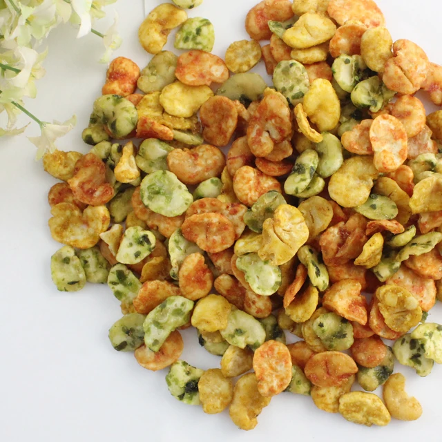 Assorted Fried Broad Beans Mixed flavor Shrimp Seaweed Curry