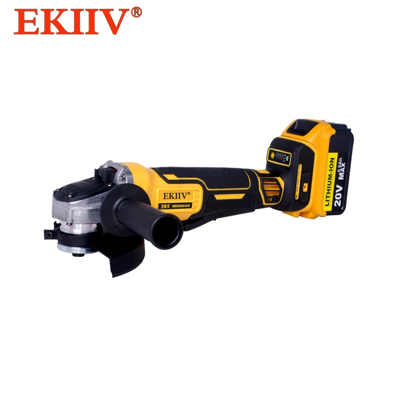 800W 20V Charging angle grinder Cordless Brushless Angle Grinder for 20V Battery 100mm 125mm Electric Grinder Grinding Machine