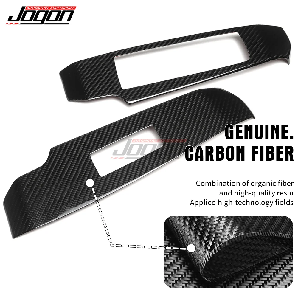 For Lexus IS 300 350 500 2021+ F Sport Car Window Lift Switch Panel Cover Dry Car Carbon Fiber Interior Sticker Car Accessories