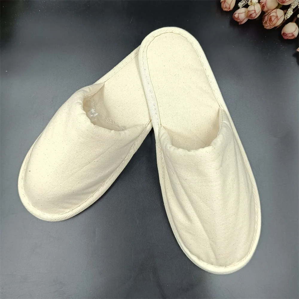 Disposable  Slippers Embroidery Eco-Friendly Indoor Washable Bathroom Room Hotel Slippers Wholesale SPA Slippers