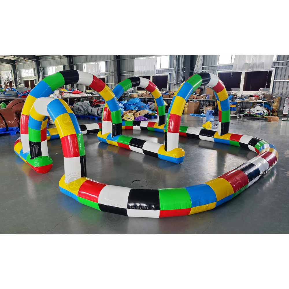 Outdoor Inflatable Go Kart Racing Track for Kids Racing Adventure Fun and Excitement