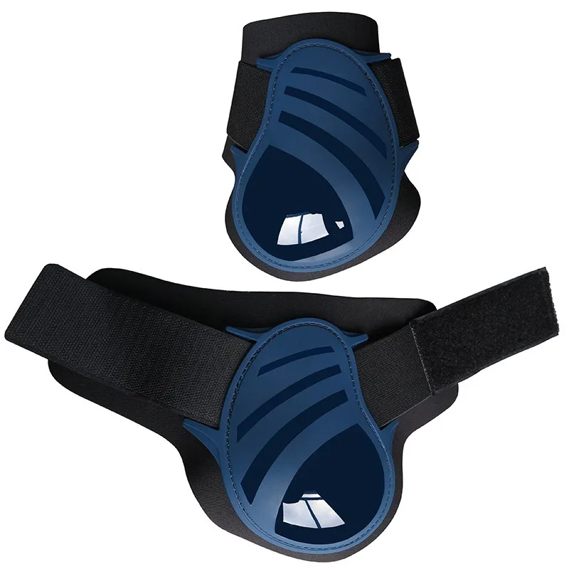 PU Training Jumping Riding Eventing Brushing Horse Boots Lightweight Breathable Front & Hind Boots Legs Protector one set