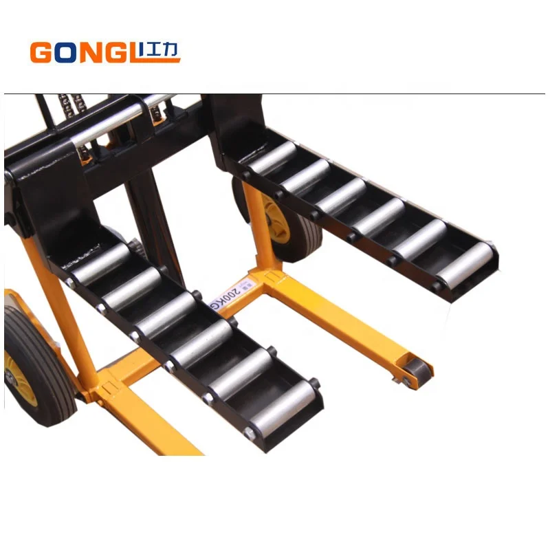 
Light weight lift truck 200kg load capacity with roller 
