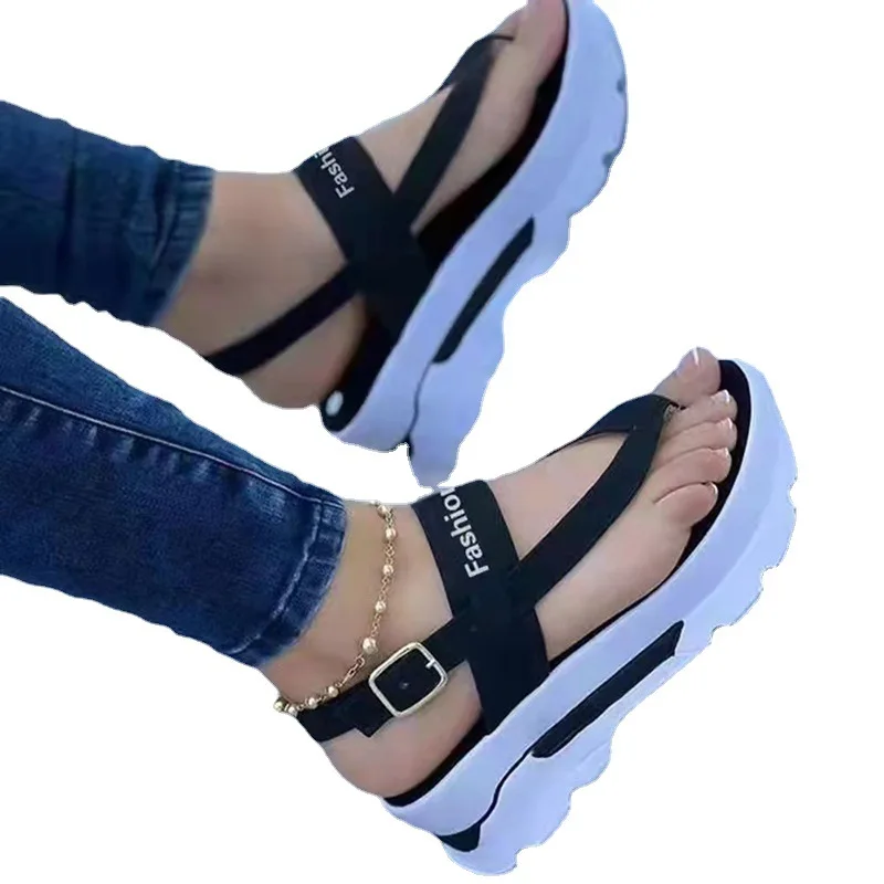 2024 Fashion Women Casual Sandals Female Girls Simple Style Open Toe Everyday Low Heels Sandals Shoes