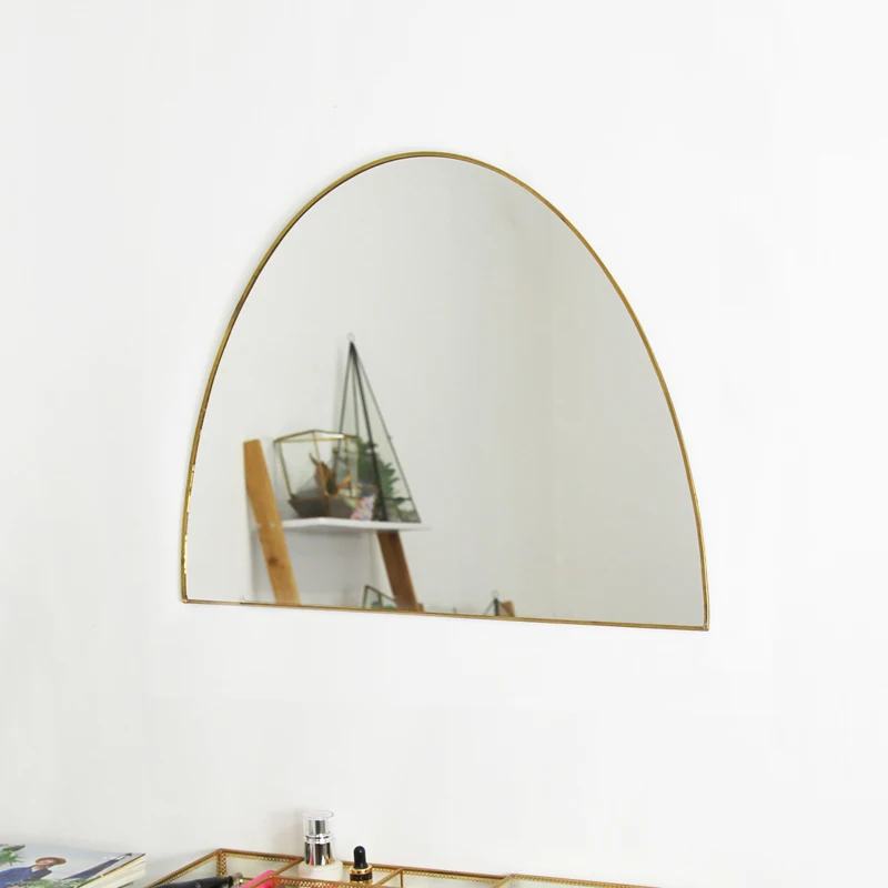 home decor wall mirror modern mirrors decor wall half moon shaped wall decorative mirror