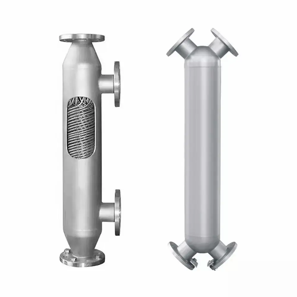 High quality After Chemical Kettle  Spiral Wound Tube Condenser titanium  heat exchangers for exchang heat heat