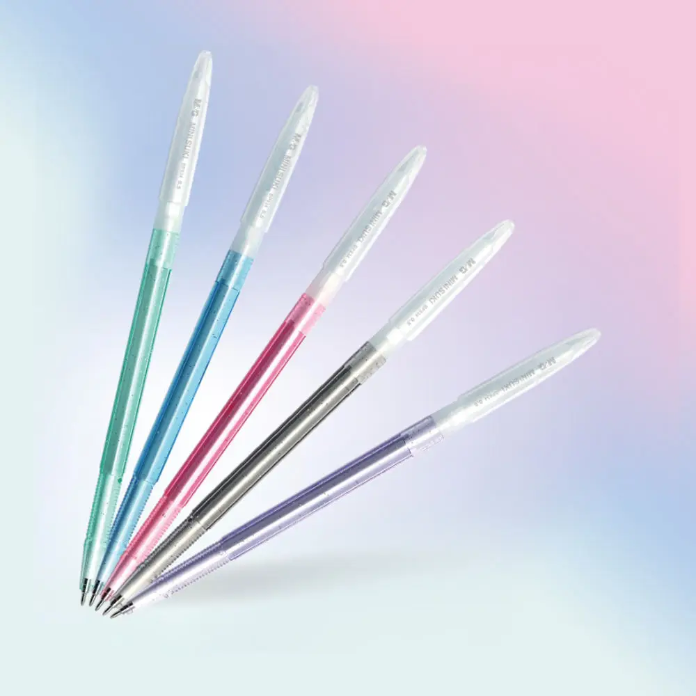Wholesale Cheap Unique Thin Body 0.5mm Plastic Ballpoint Pen For School